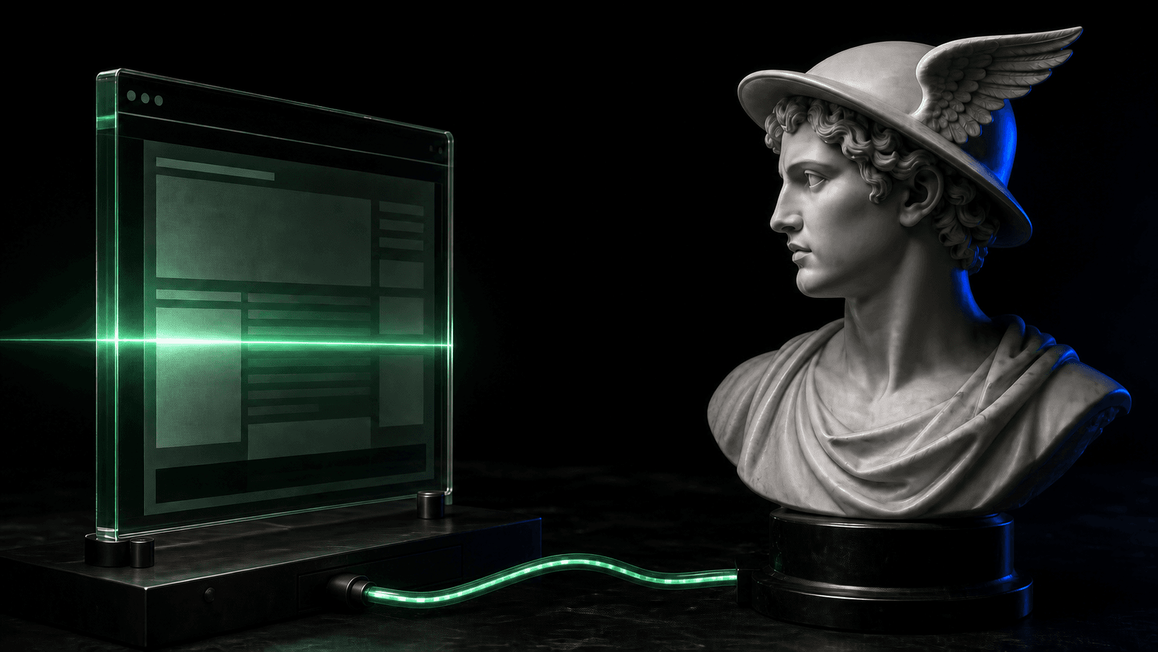 A live website connected to Hermes Agent through the VibeLeak MCP security bridge.
